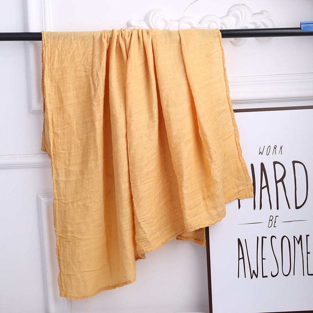 Gauze Bamboo Cotton Dyed Bath Towel