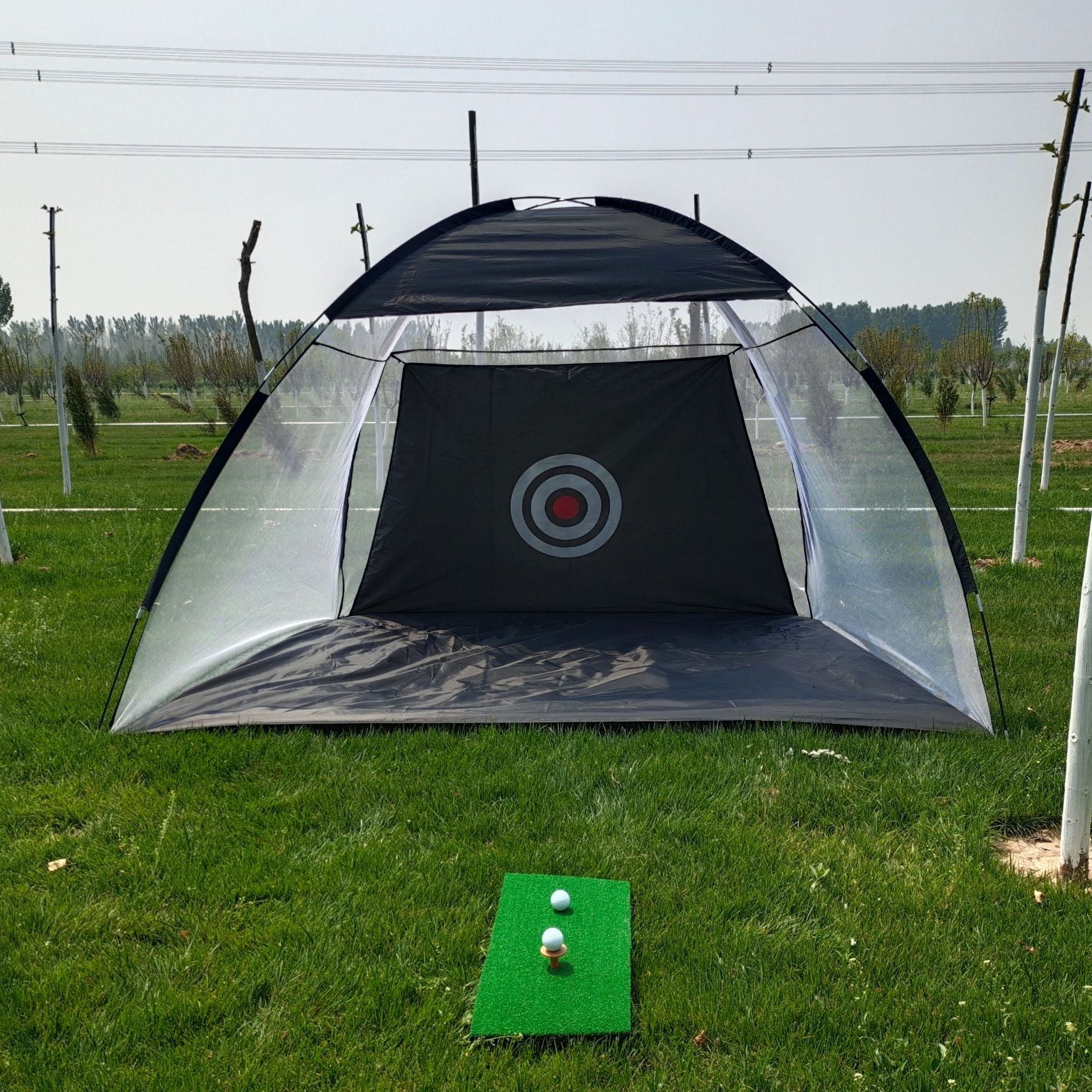 Cage de pratique de golf en filet pour l'extérieur
