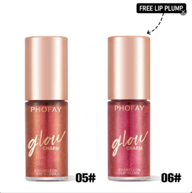 PHOFAY Shimmer Glow Lip Gloss