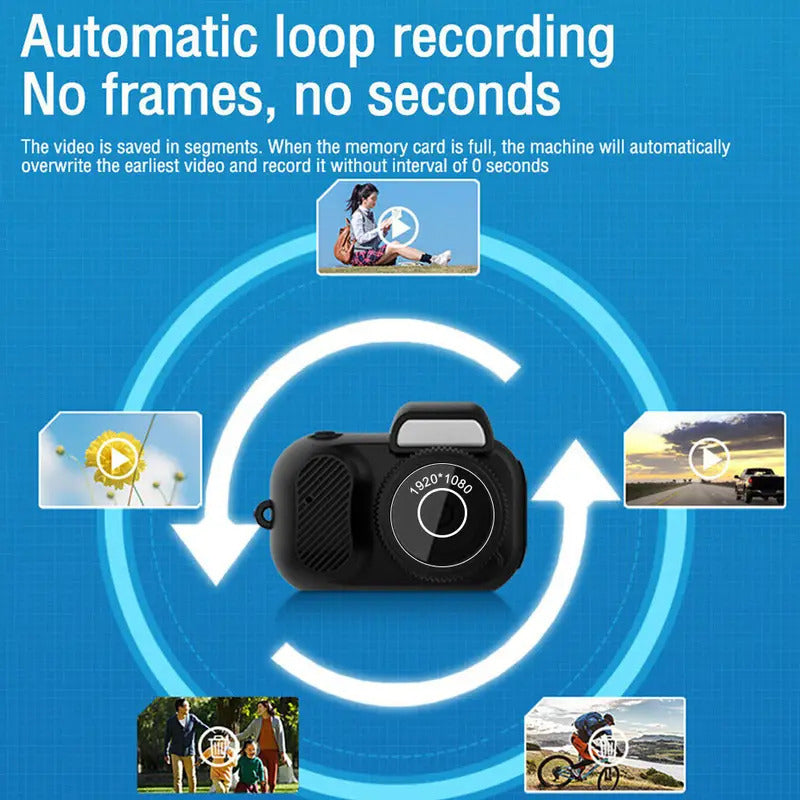 Key Chain Mini 1080P Camera with SD Card