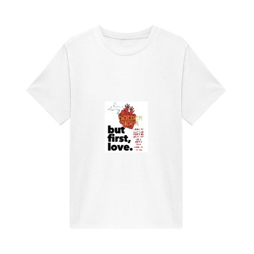 T-shirt imprimé classique « Love » – Tissu doux, message fort