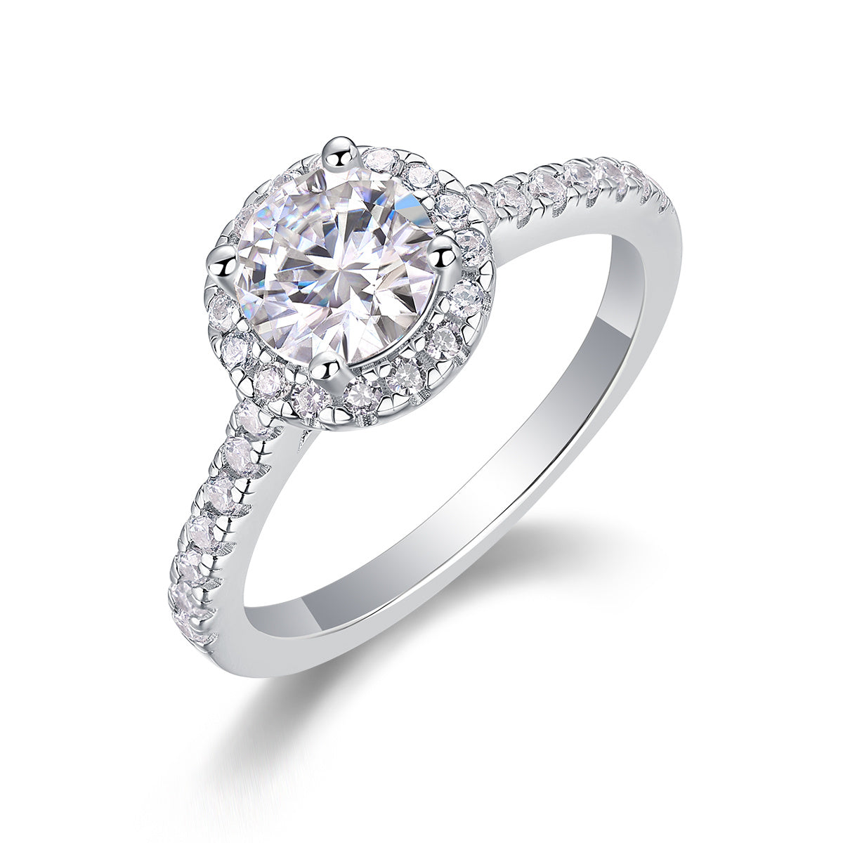 Hug Lover Large Moissanite Ring Set