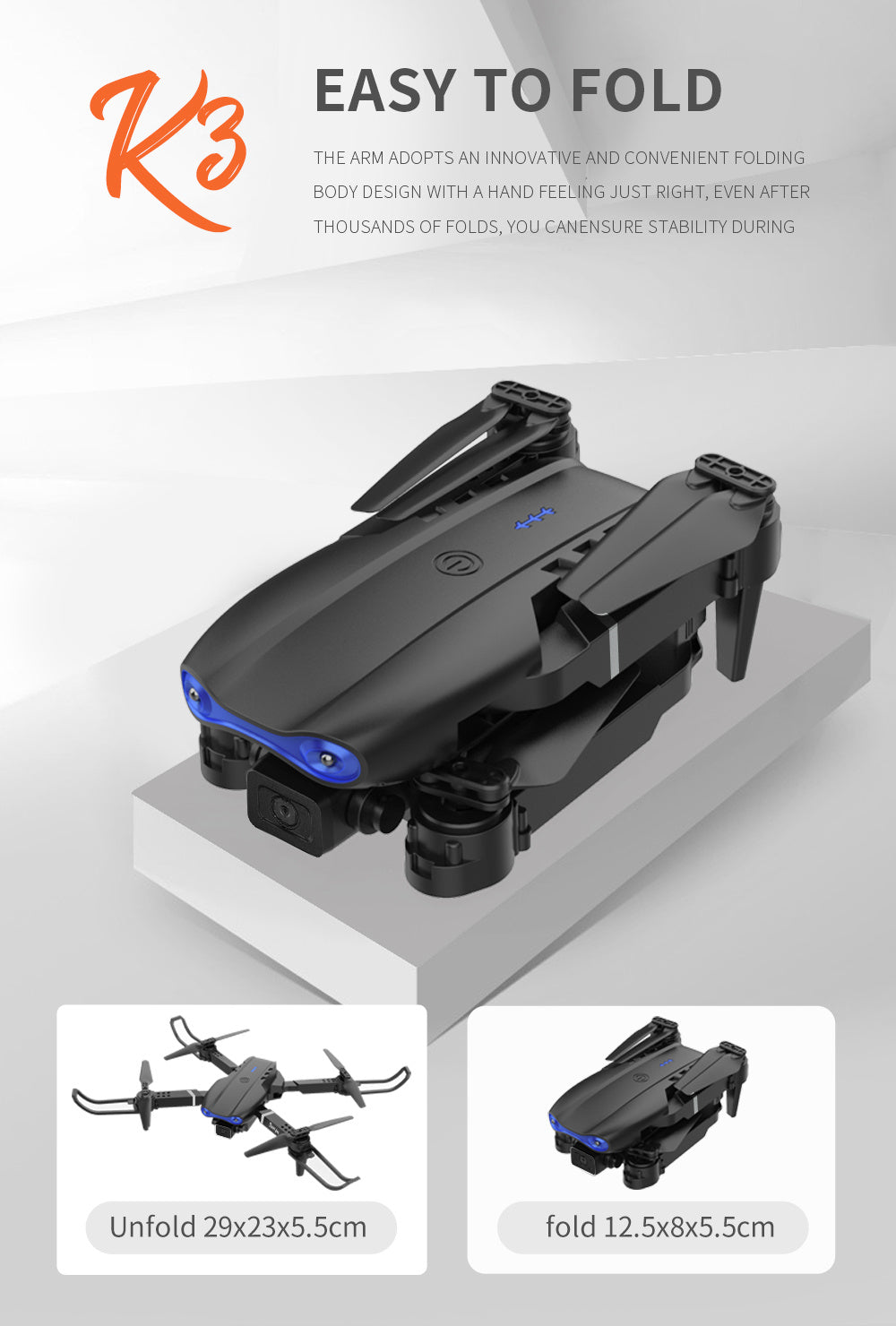 E99 Foldable Smart Camera Drone