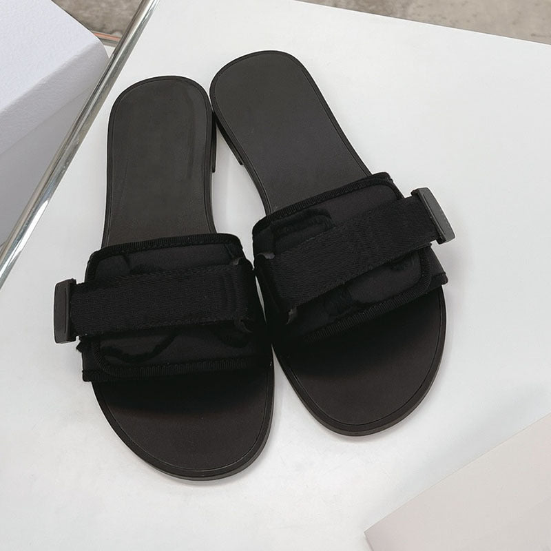Velcro Flat Bottom Casual Sandals