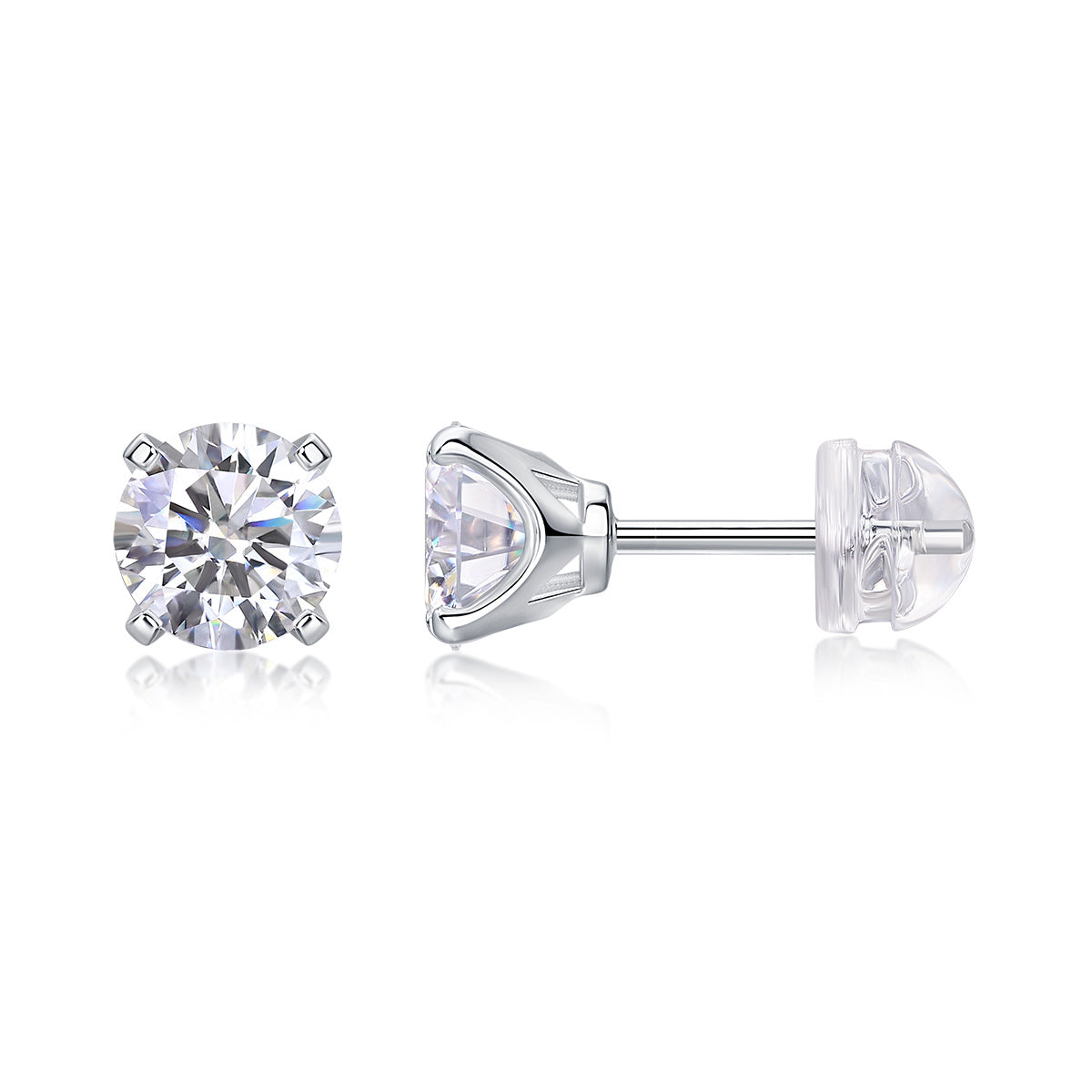 Rhymes Diamond Stud Earrings