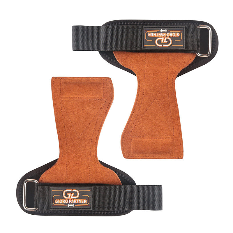 Cowhide Grip Pads for Fitness Training