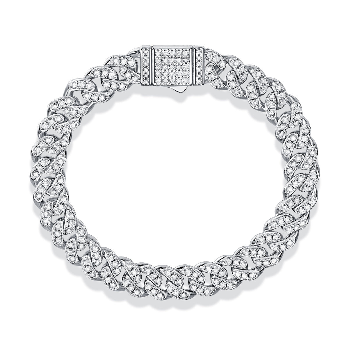 Light of Faith Diamond Silver Bracelet