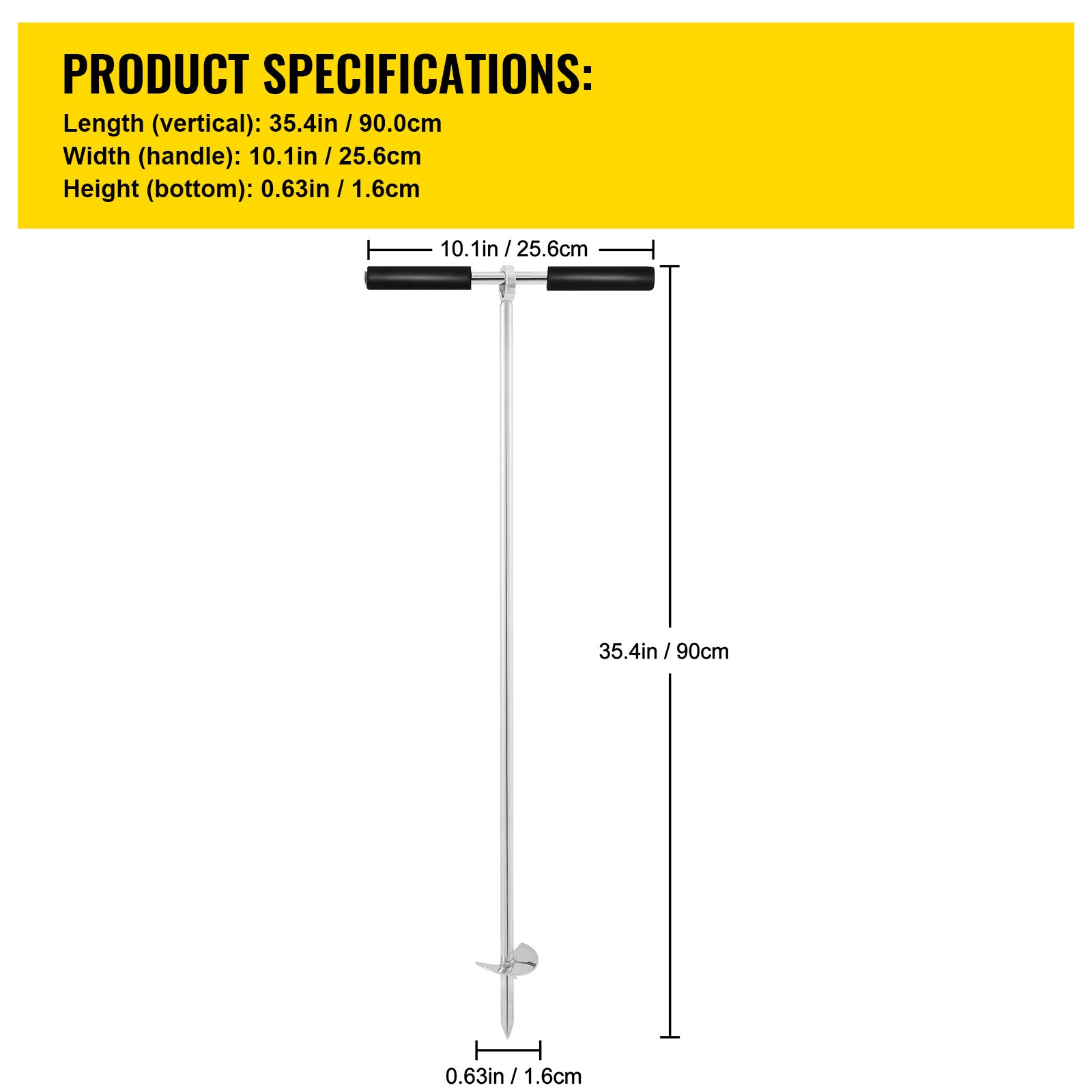 VEVOR Stainless Steel Sand Anchor Kit