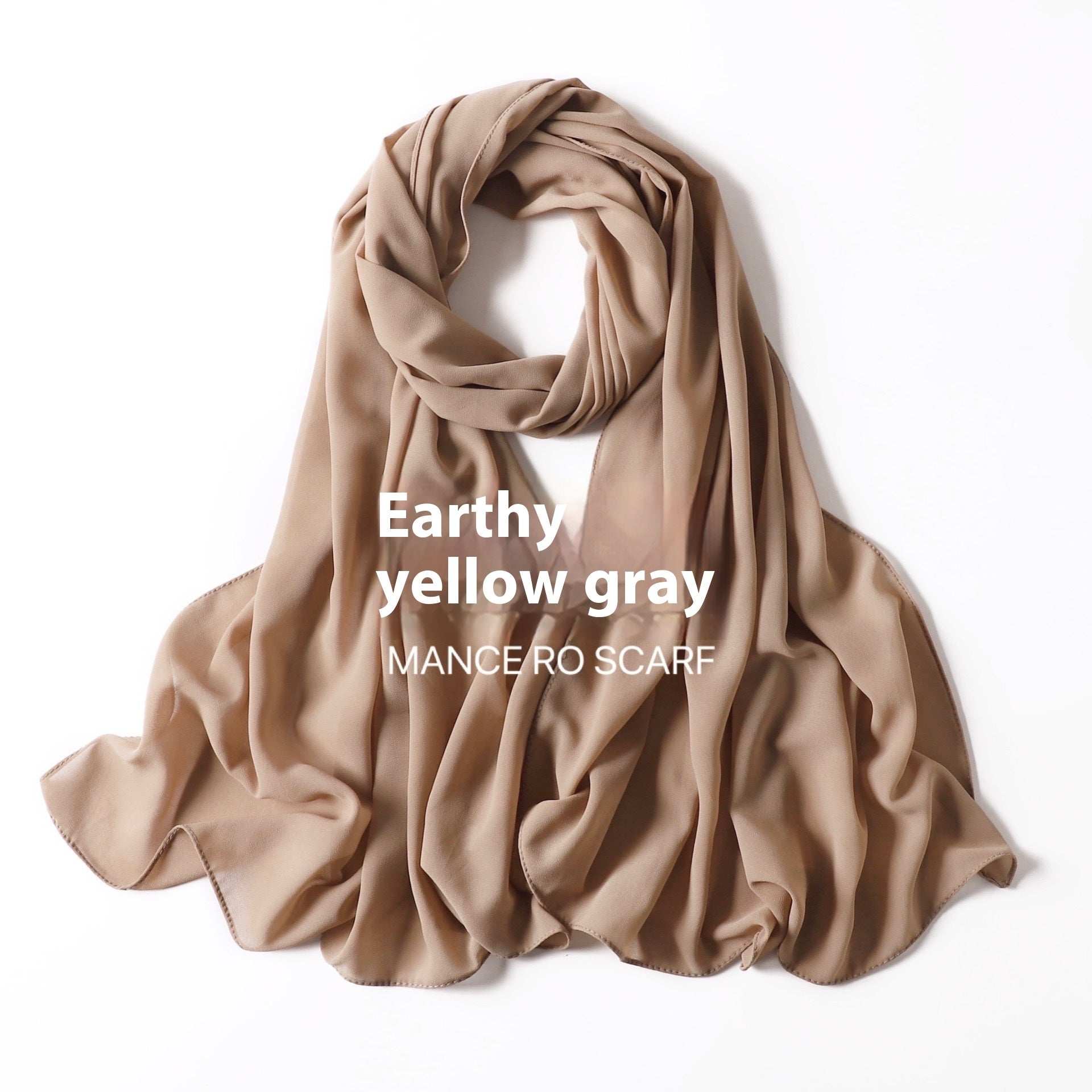 Pearl Chiffon Headscarf Veil Wrap