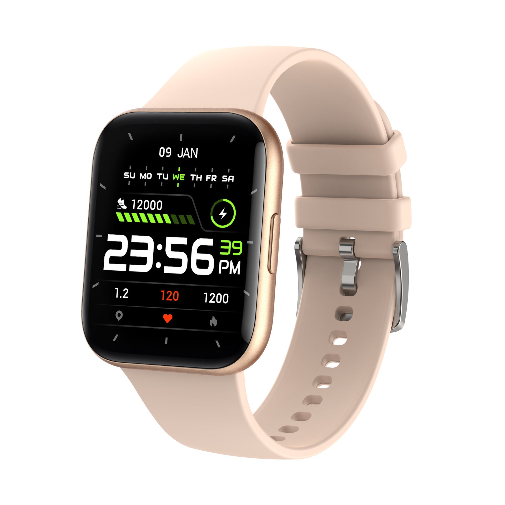 Bracelet de sport P25 Touch avec moniteur de fréquence cardiaque