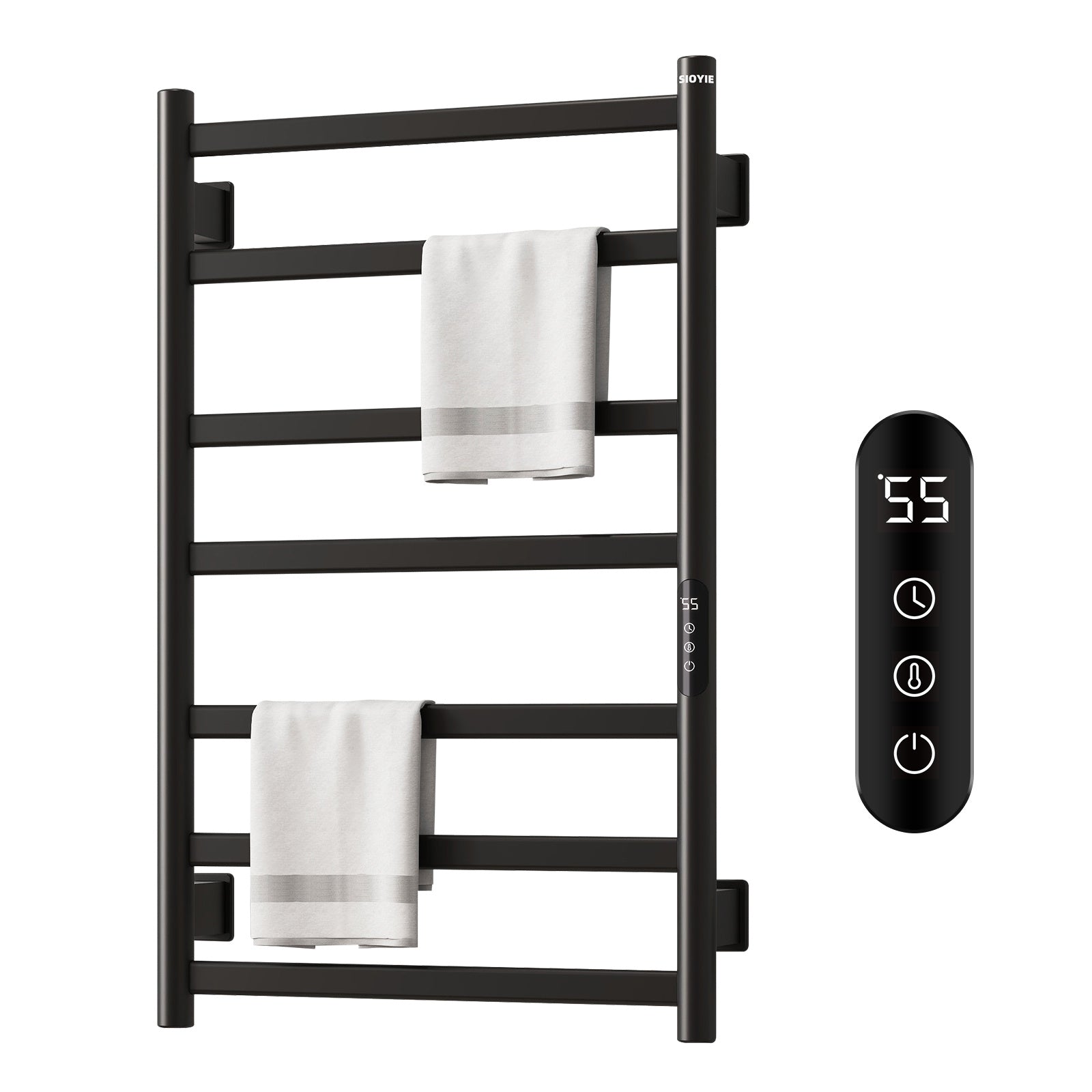 SIOYIE 6-Bar Wall Mounted Towel Warmer
