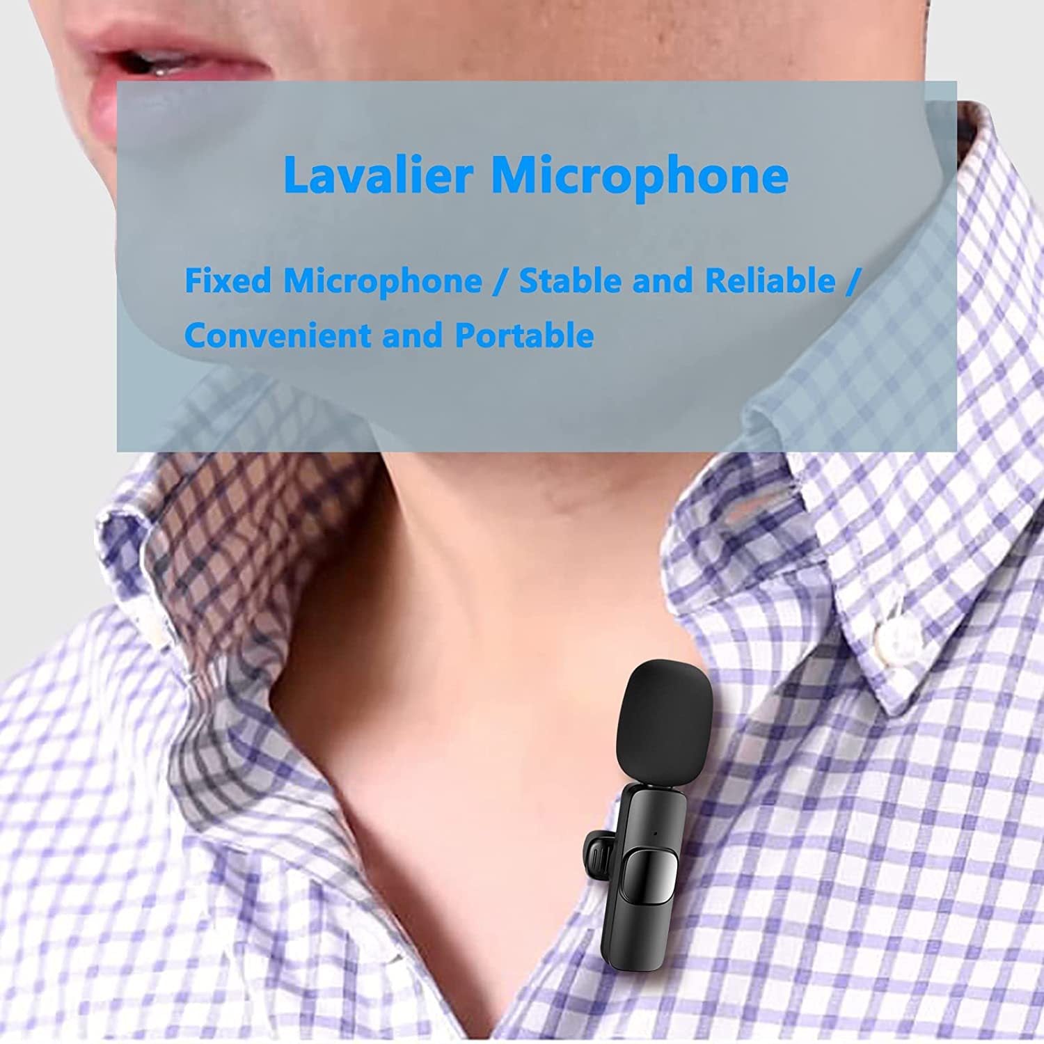 Wireless Lavalier Mic for iPhone & iPad