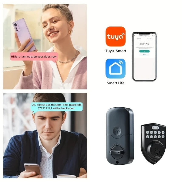 Tuya Smart Door Lock with App & Key