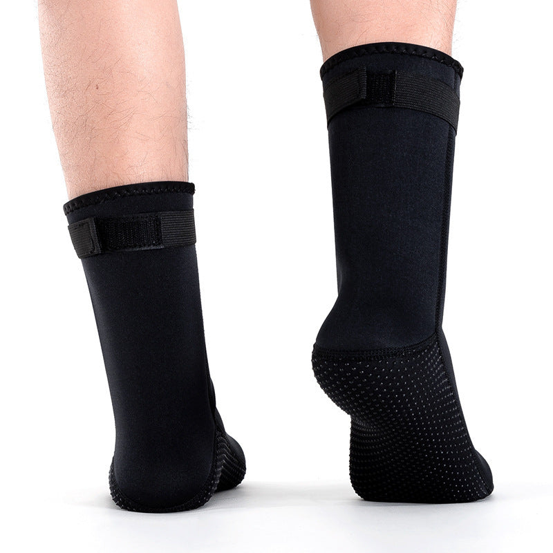Chaussettes de plongée imperméables 5 mm pour hommes
