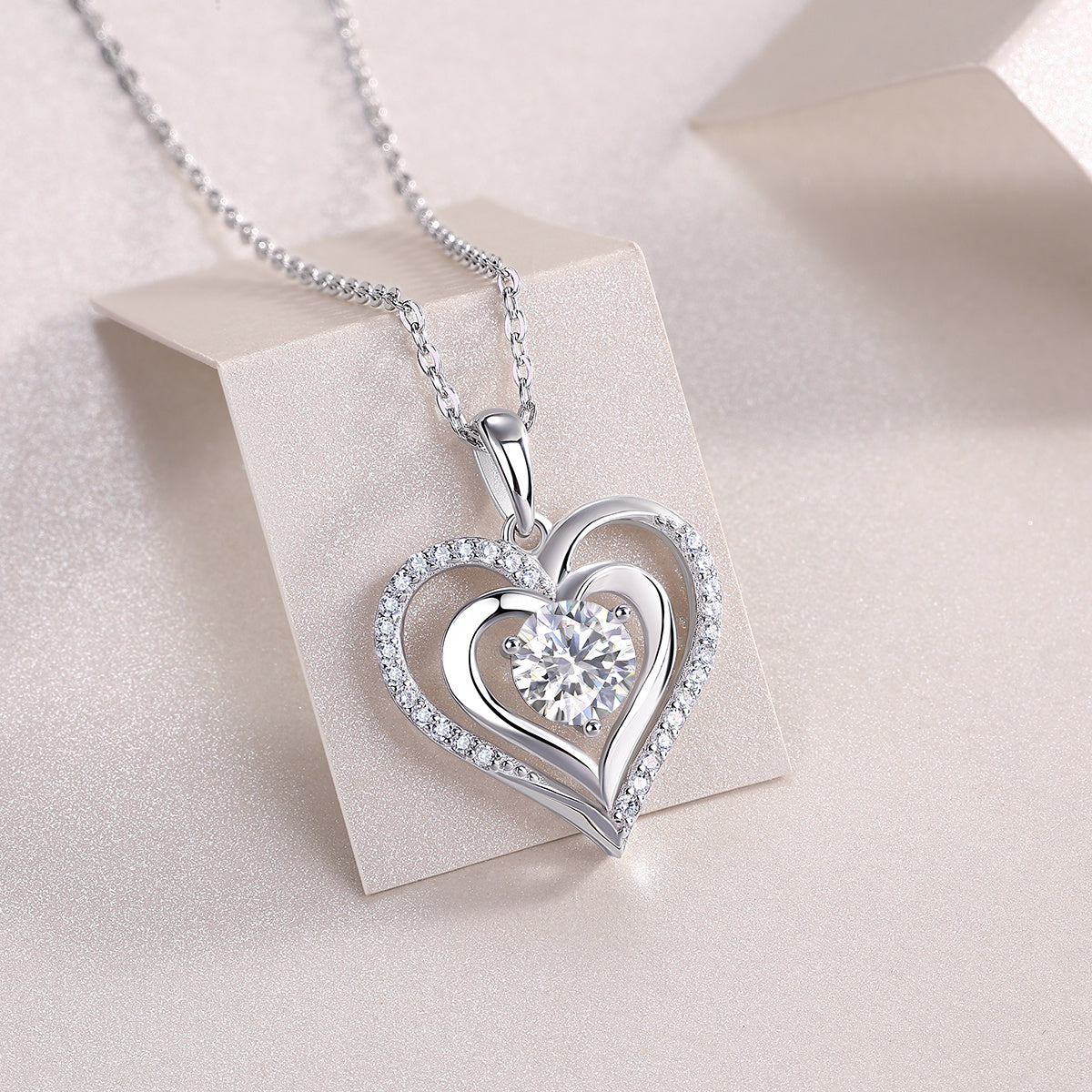 Heart To Heart Diamond Necklace Set