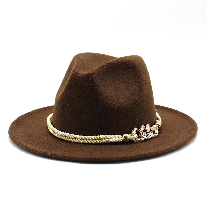Chapeau Fedora vintage britannique pour femme