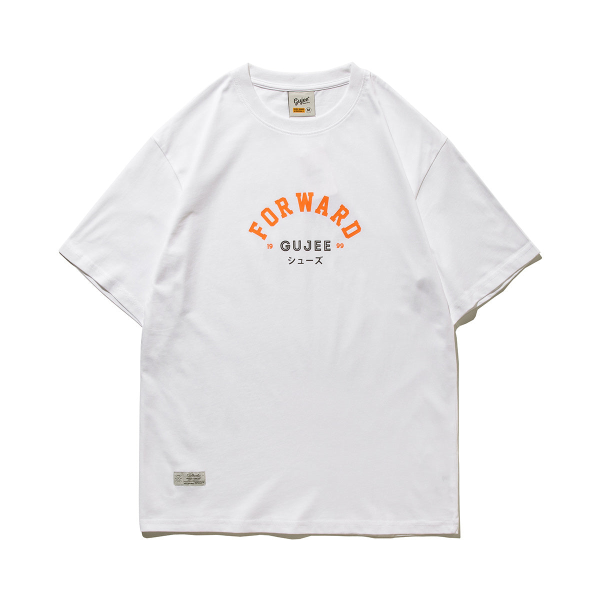 T-shirt d'été japonais à col rond pour homme