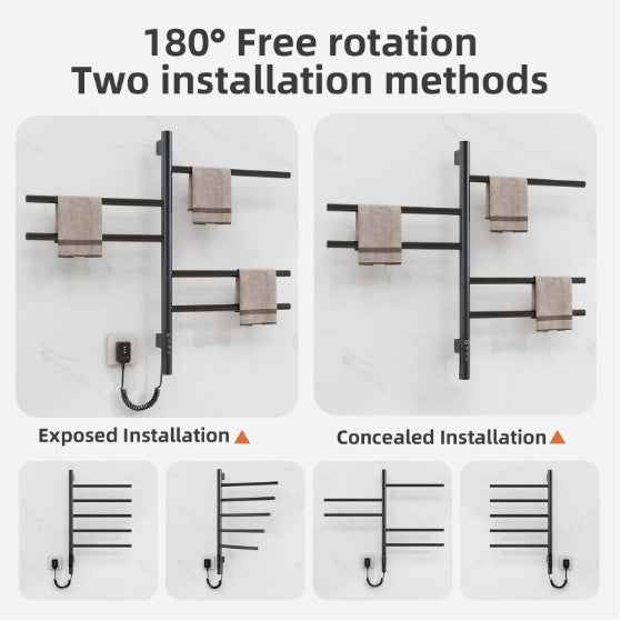 SIOYIE Electric Rotating Towel Warmer