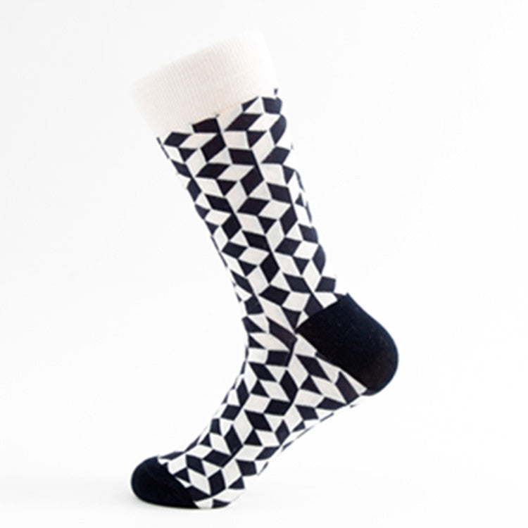 Men’s Casual Mid-Calf Cotton Socks