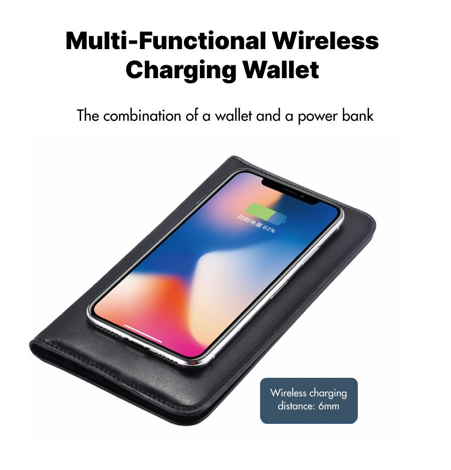 Charging Wallet with Built-In Power Bank