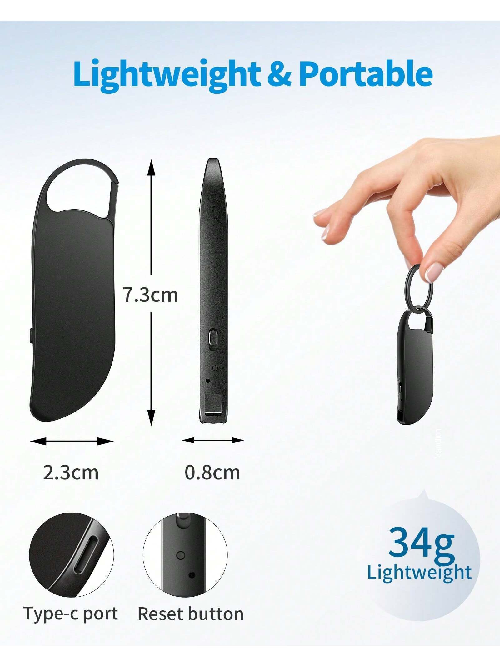 64GB Digital Voice Recorder USB-C