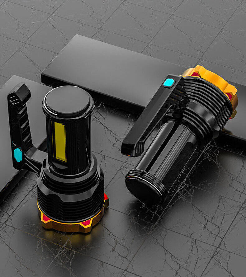 Rechargeable LED Flashlight, 8 Mode Searchlight