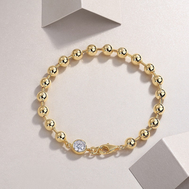 Mossan Diamond S925 Silver Bracelet