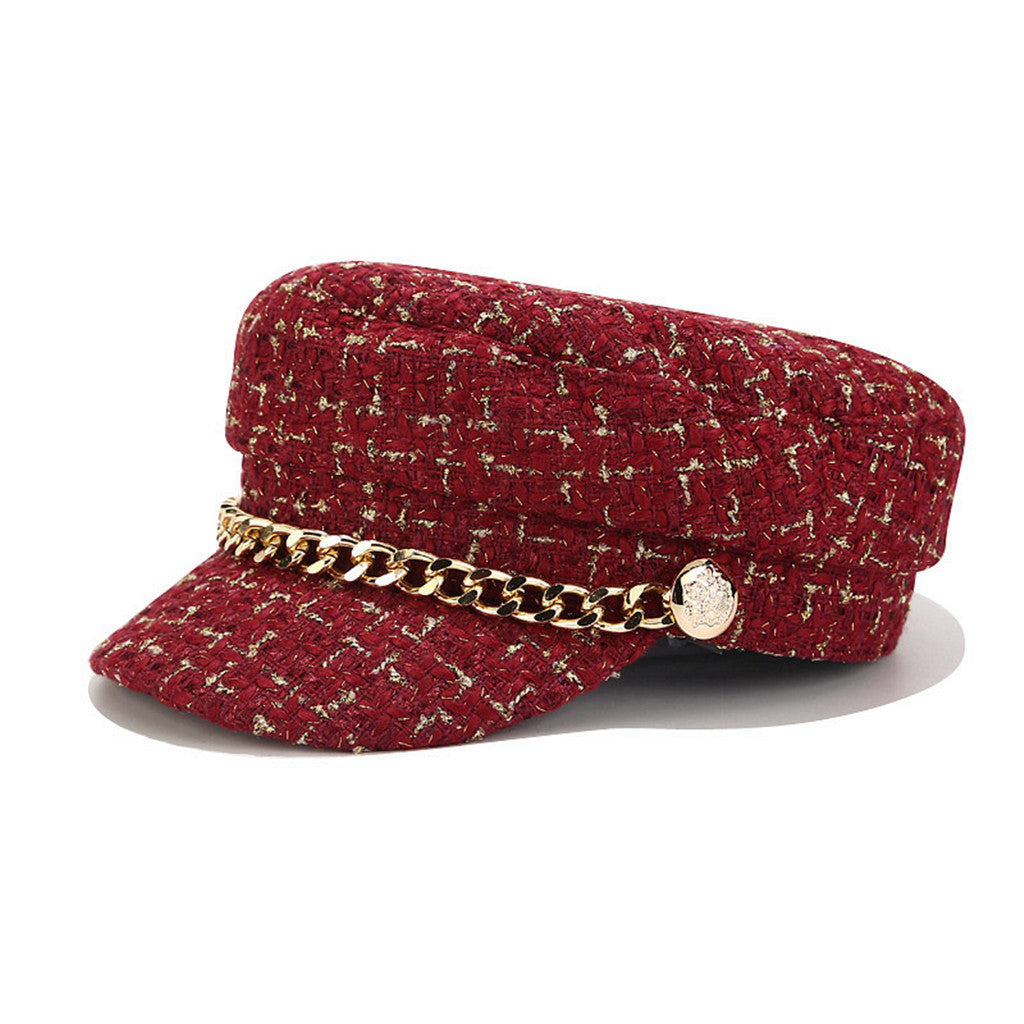 Classic Octagonal Newsboy Cap