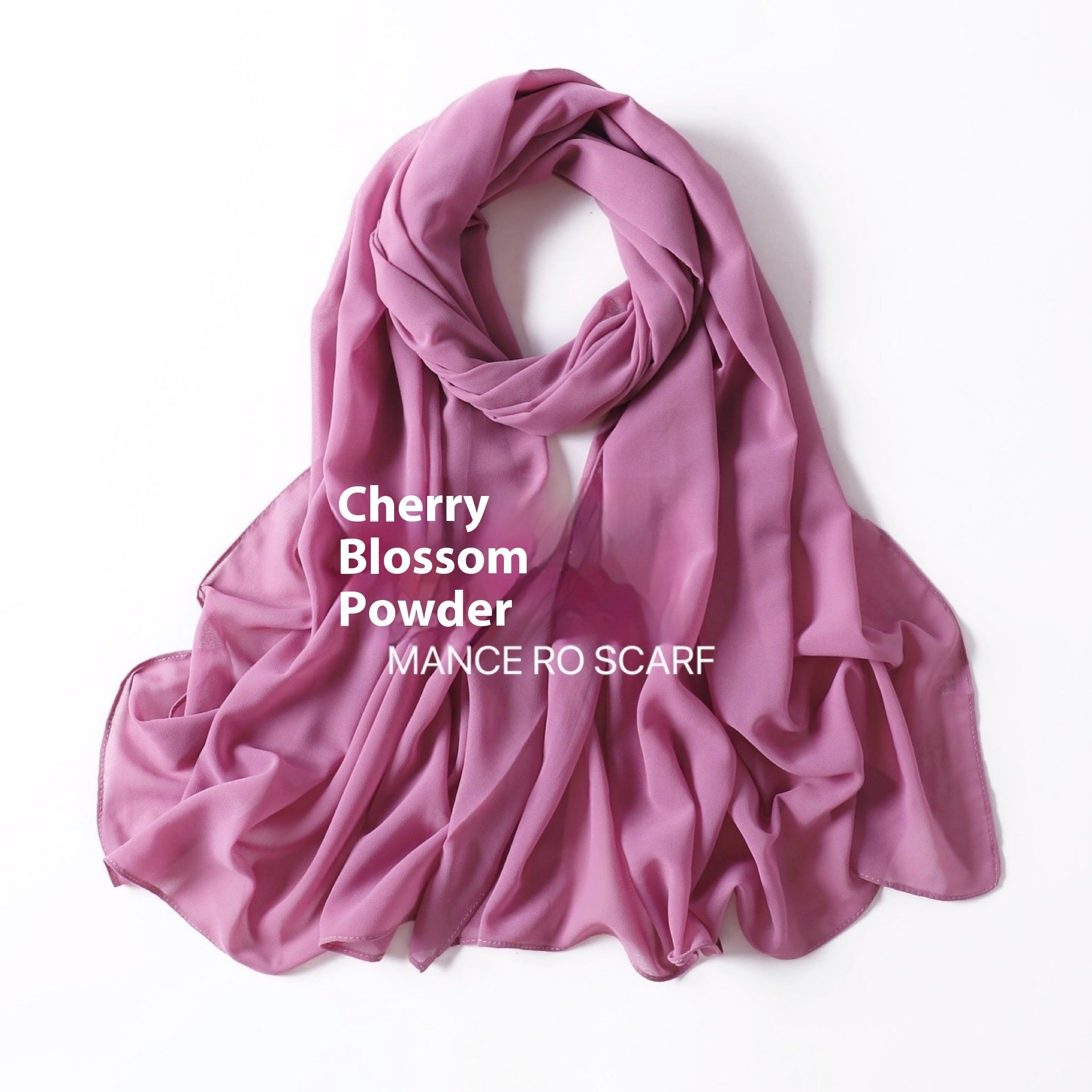 Pearl Chiffon Headscarf Veil Wrap