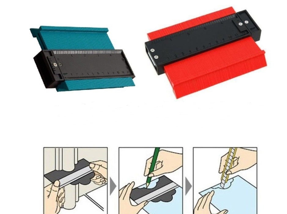 Radial Ruler Contour Profile Gauge Tool