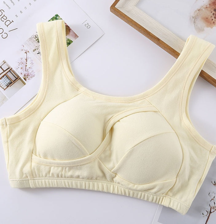 Soutien-gorge en coton sans armatures grande taille