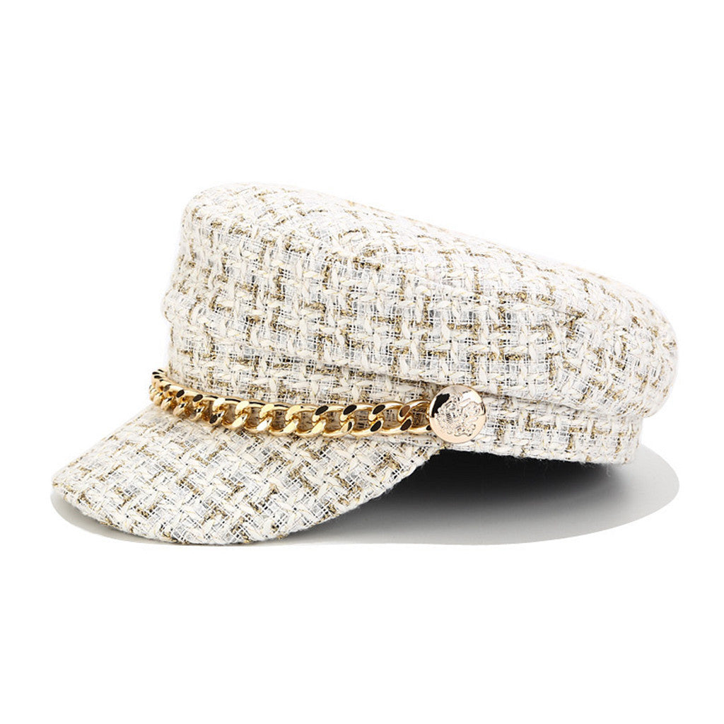 Classic Octagonal Newsboy Cap
