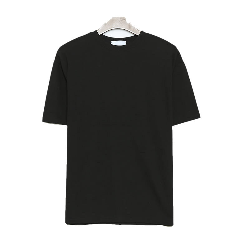 T-shirt ample à manches courtes et couleur unie pour homme