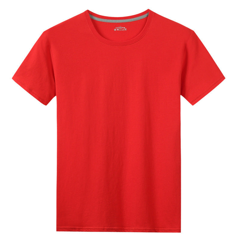 T-shirt à manches courtes en coton uni pour homme
