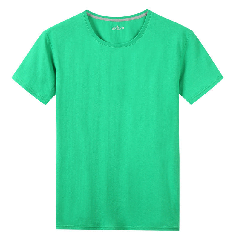 T-shirt à manches courtes en coton uni pour homme