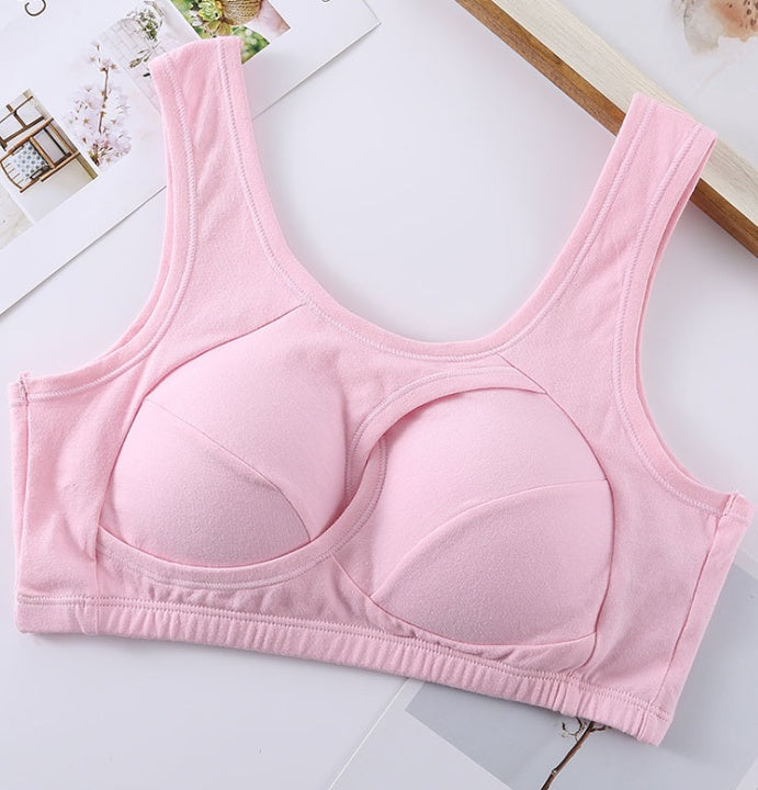 Soutien-gorge en coton sans armatures grande taille