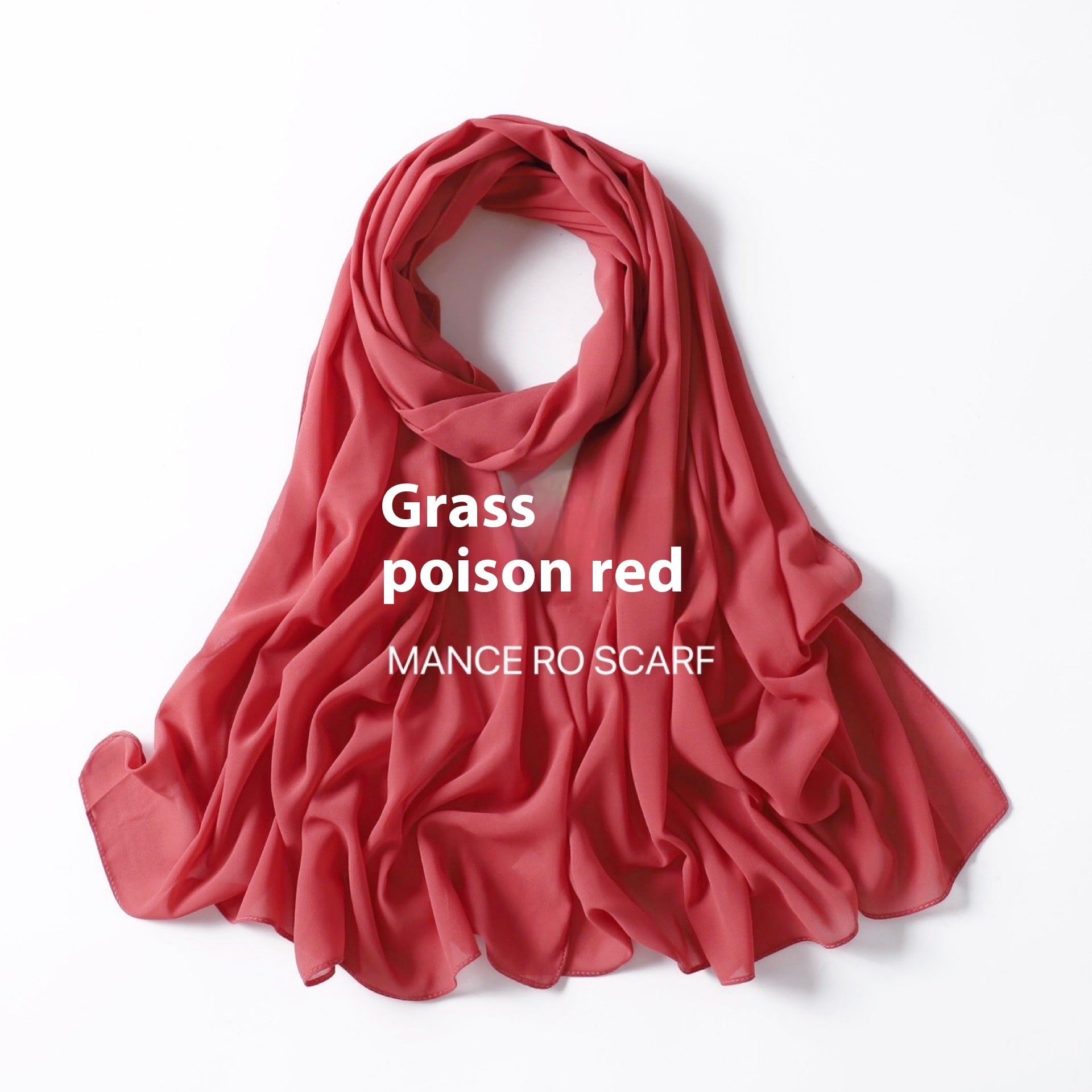 Pearl Chiffon Headscarf Veil Wrap