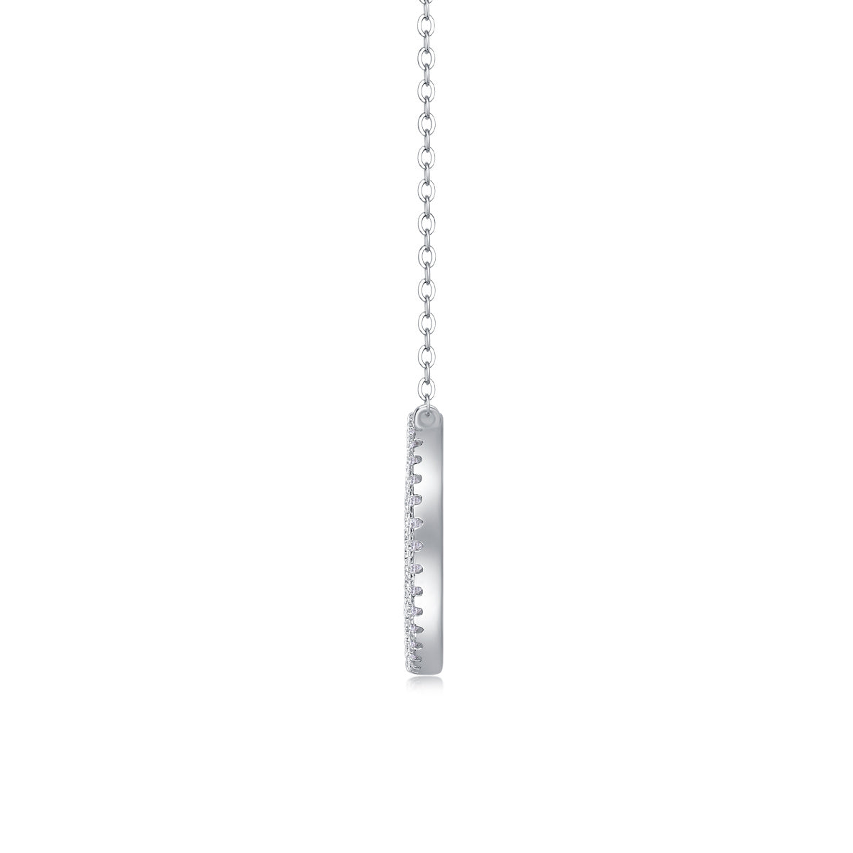 Reciprocating Diamond Pendant Set