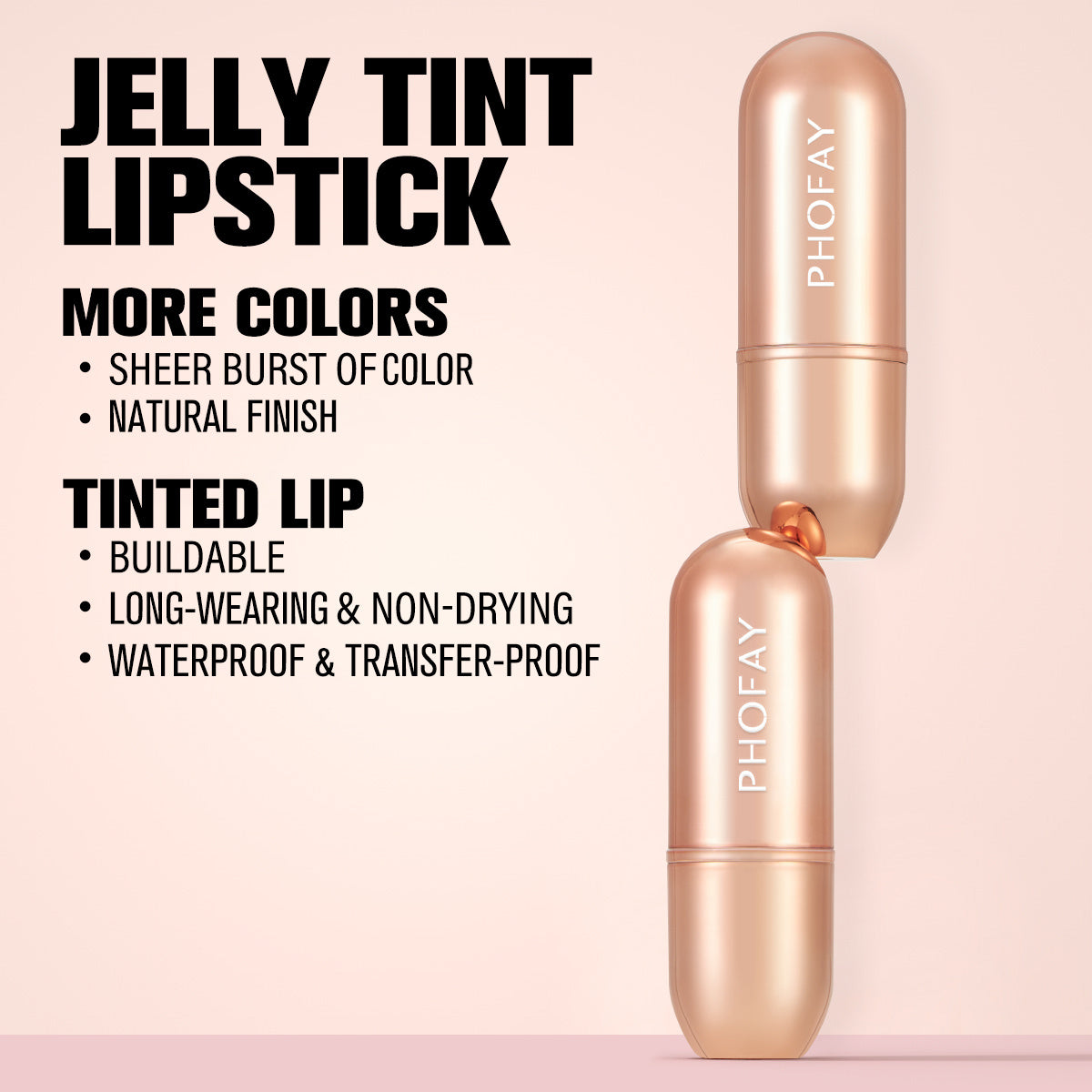 PHOFAY Jelly Glow Lipstick