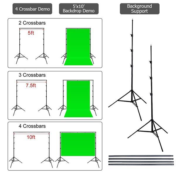 2x3 Meter Background Frame Set with Clips