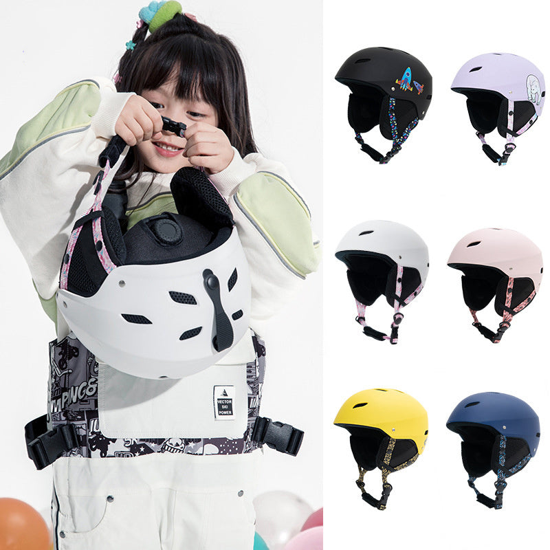 Casque de ski pour enfants – Équipement de sécurité pour sports de neige