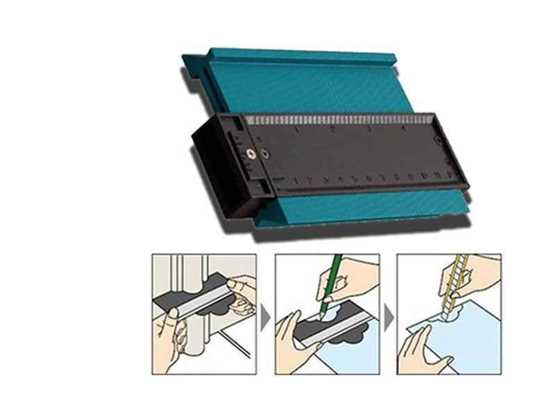 Radial Ruler Contour Profile Gauge Tool