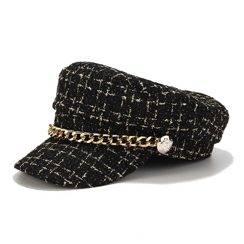 Classic Octagonal Newsboy Cap