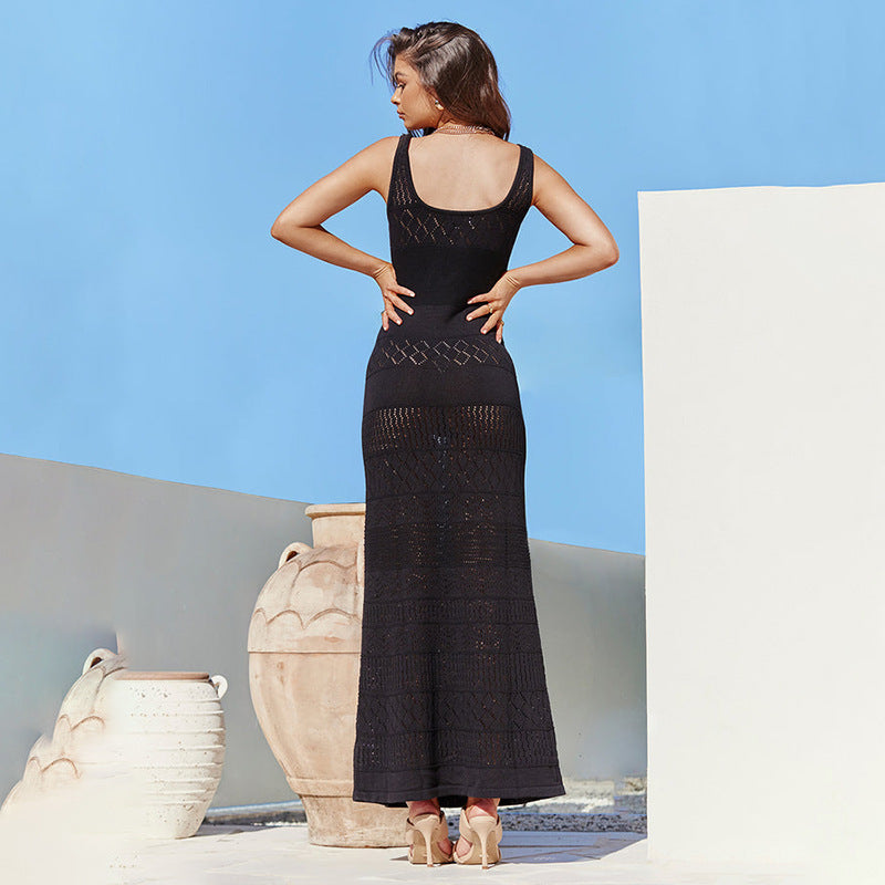 Knit Beach Cover-Up Skirt for Women
