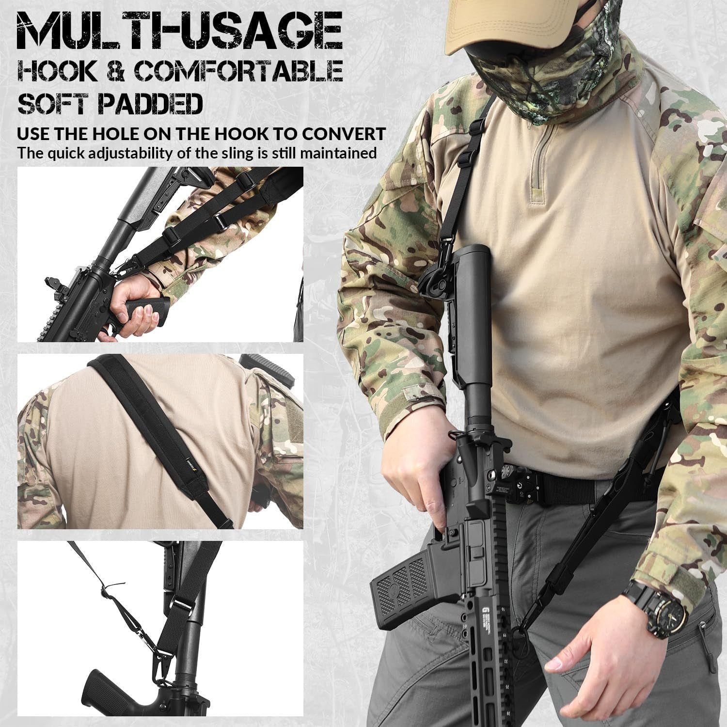 QD 2-Point Quick Adjust Rifle Sling