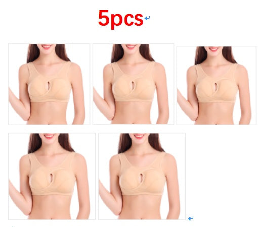 Soutien-gorge en coton sans armatures grande taille