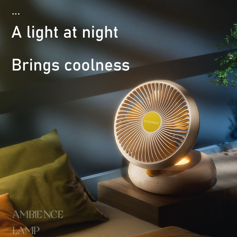 Rechargeable Foldable Table Fan w/ Remote