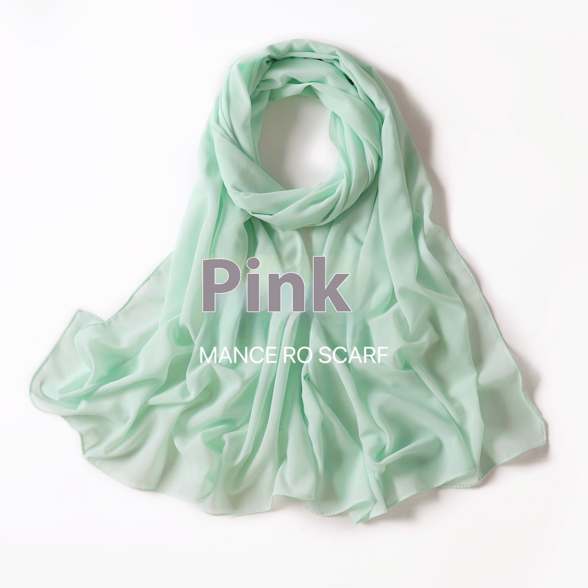 Pearl Chiffon Headscarf Veil Wrap