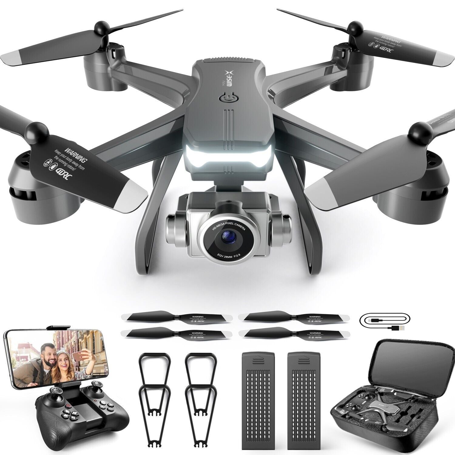 V14 Pro Drone 6K HD Dual Camera Wi-Fi FPV