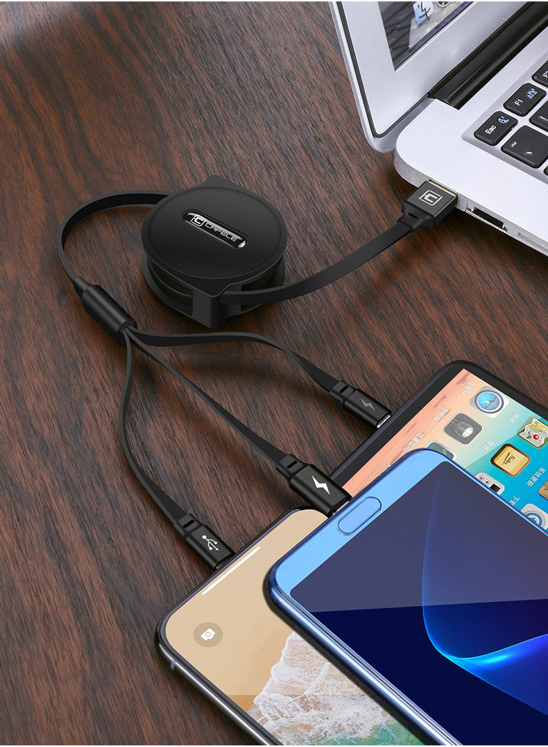 3-in-1 Telescopic Charging Cable